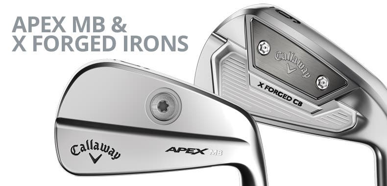 Apex MB and X Forged Irons