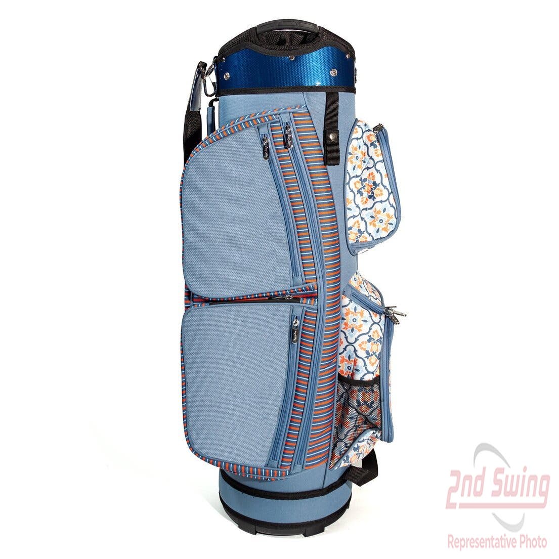 Sassy Caddy | Women's Cart Bag | Adelaide Designer Golf Bag | Light-Weight  | Yellow & Black