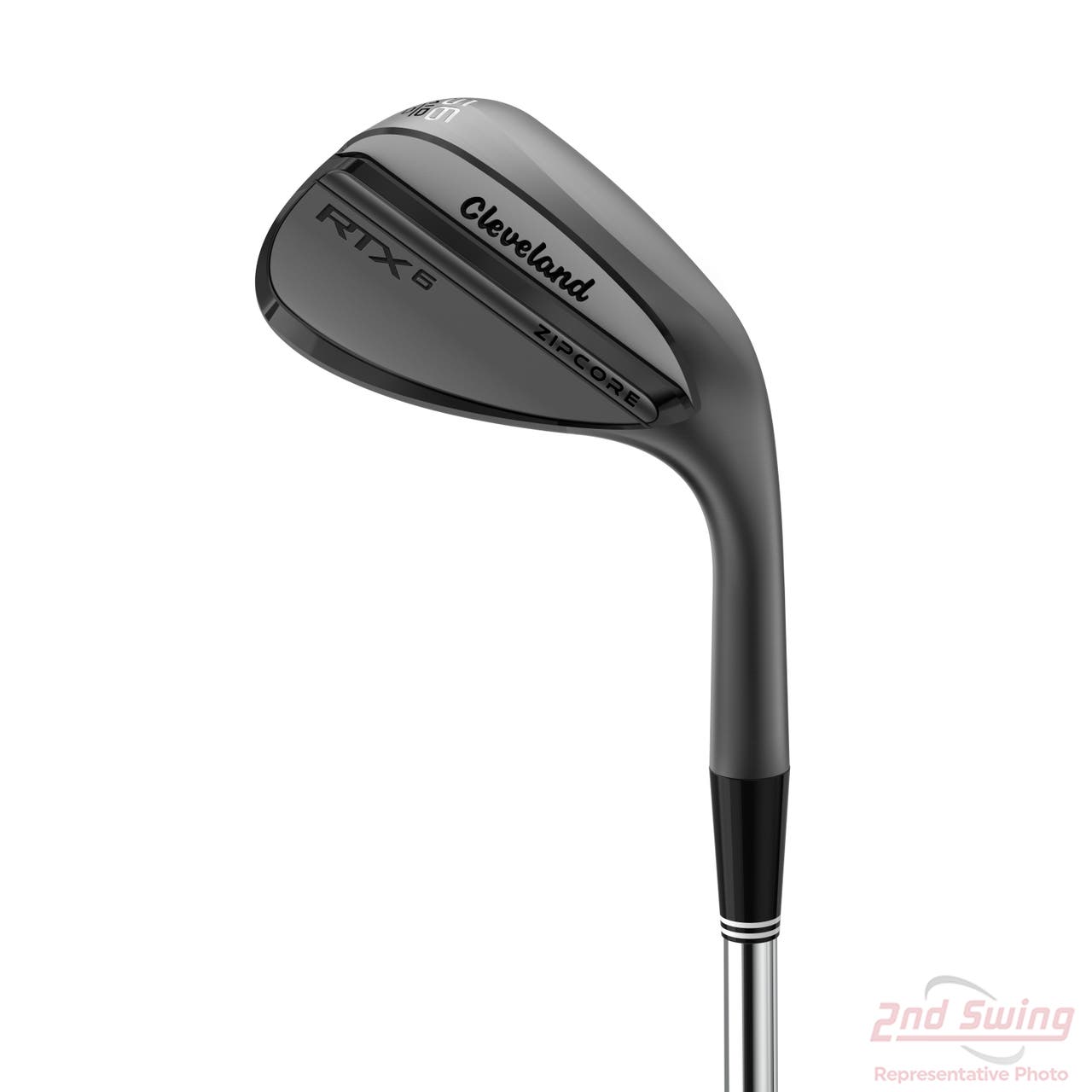 Cleveland RTX 6 ZipCore Black Satin Wedge (C3317599) | 2nd Swing Golf