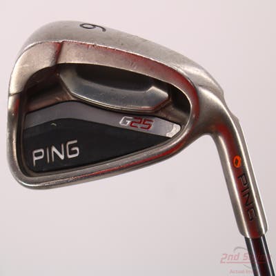 Ping G25 Single Iron 6 Iron Ping TFC 80i Graphite Senior Right Handed Orange Dot 37.5in