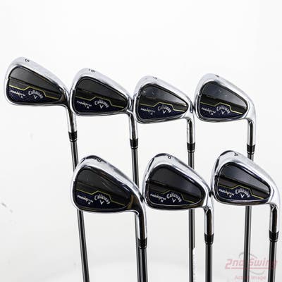 Callaway Paradym X Iron Set 5-GW PX HZRDUS Silver Gen4 65 Graphite Regular Right Handed STD