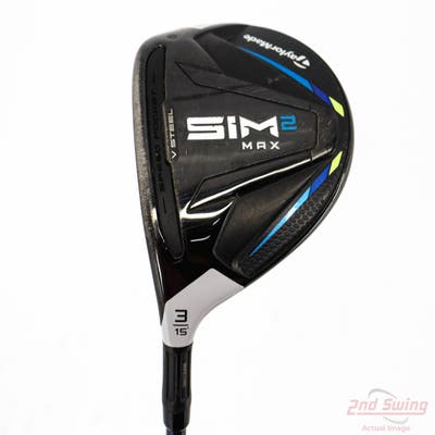 TaylorMade SIM2 MAX Fairway Wood 3 Wood 3W 15° Fujikura Ventus Blue 6 Graphite Stiff Left Handed 43.5in