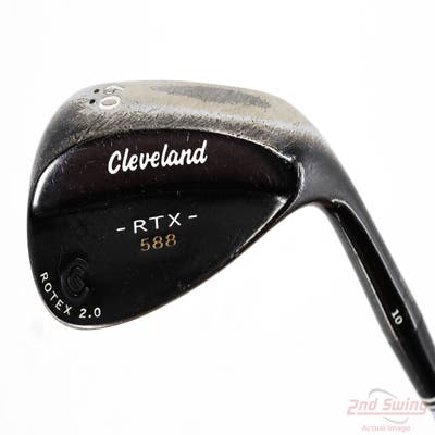 Cleveland 588 RTX 2.0 Black Satin Wedge Lob LW 60° 10 Deg Bounce True Temper Dynamic Gold Steel Wedge Flex Right Handed 35.5in