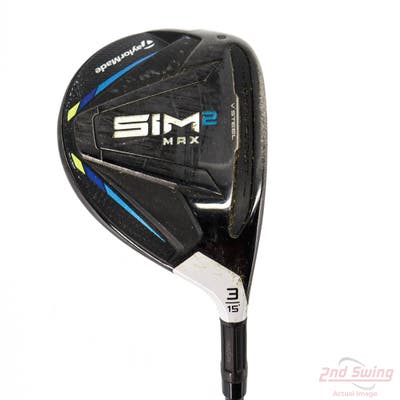 TaylorMade SIM2 MAX Fairway Wood 3 Wood 3W 15° Fujikura Ventus Blue 6 Graphite Stiff Right Handed 43.75in