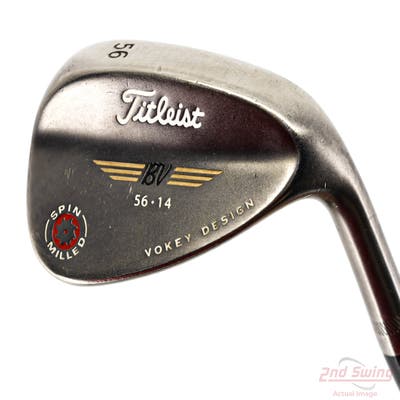 Titleist 2009 Vokey Spin Milled Black Wedge Sand SW 56° 14 Deg Bounce True Temper Dynamic Gold Steel Wedge Flex Right Handed 35.5in