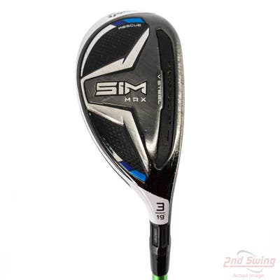 TaylorMade SIM MAX Hybrid 3 Hybrid 19° Oban Revenge Hybrid 85 Graphite Stiff Right Handed 40.25in