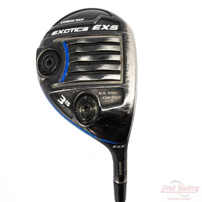 Tour Edge Exotics EXS Fairway Wood 3 Wood 3W 15° Mitsubishi Tensei CK 60 Blue Graphite Stiff Right Handed 43.5in