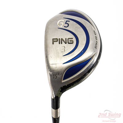 Ping G5 Fairway Wood 3 Wood 3W 15° Ping TFC 100F Graphite Regular Left Handed 42.75in