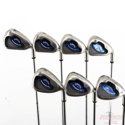 Callaway X-16 Iron Set 4-PW Stock Steel Shaft Steel Uniflex Right Handed STD