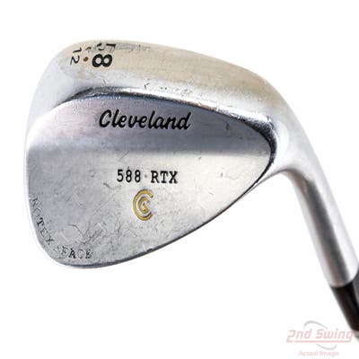 Cleveland 588 RTX Satin Chrome Wedge Lob LW 58° 12 Deg Bounce True Temper Dynamic Gold Steel Wedge Flex Right Handed 35.5in