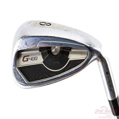 Ping G400 Single Iron 8 Iron True Temper Dynamic Gold S300 Steel Stiff Right Handed Black Dot 37.75in