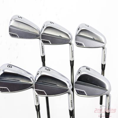 Ping i530 Iron Set 5-PW KBS $-Taper Lite 100 Steel Stiff Right Handed Black Dot +1/4"