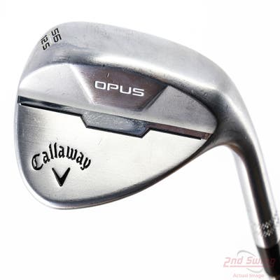 Callaway Opus Brushed Chrome Wedge Sand SW 56° 12 Deg Bounce Dynamic Gold Mid 115 Wedge Steel Wedge Flex Right Handed 35.0in