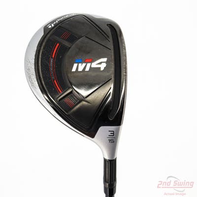 TaylorMade M4 Fairway Wood 3 Wood 3W 15° Fujikura ATMOS 6 Red Graphite Stiff Right Handed 43.25in