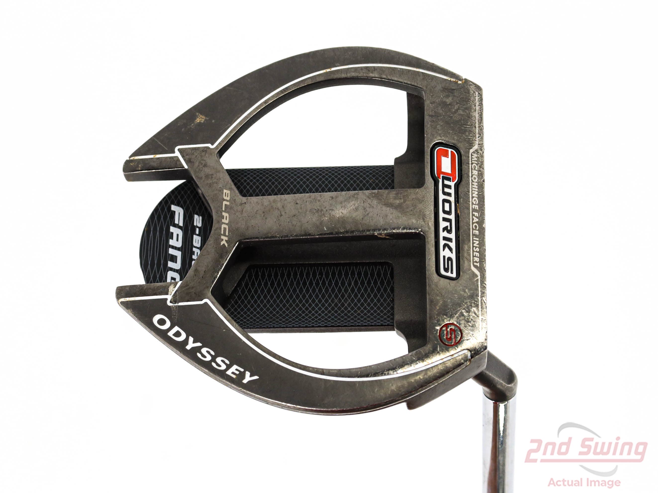 Odyssey O-Works Black 2-Ball Fang S Putter (A-42438221618)