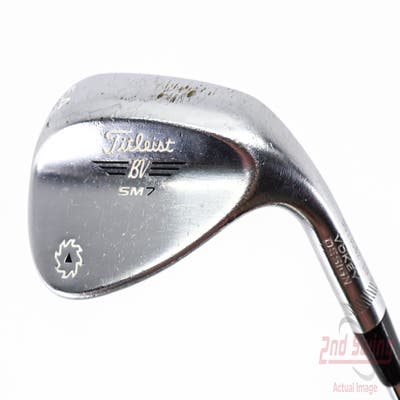 Titleist Vokey SM7 Tour Chrome Wedge Sand SW 54° 10 Deg Bounce S Grind SM7 BV Steel Wedge Flex Right Handed 36.5in