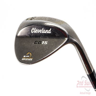 Cleveland CG15 Black Pearl Wedge Sand SW 56° 14 Deg Bounce Cleveland Traction Wedge Steel Wedge Flex Right Handed 35.5in