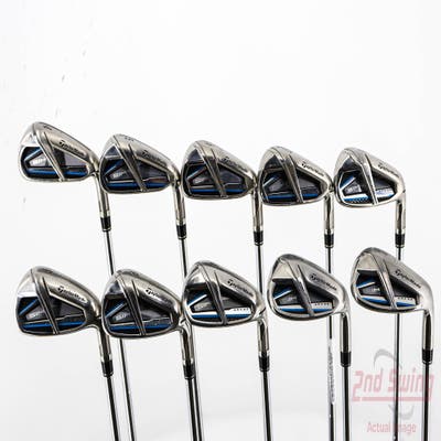 TaylorMade SIM MAX OS Iron Set 4-LW True Temper Dynamic Gold S300 Steel Stiff Right Handed 38.5in