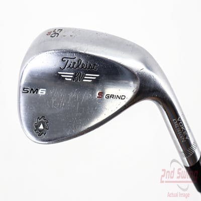 Titleist Vokey SM6 Tour Chrome Wedge Sand SW 56° 10 Deg Bounce S Grind SM6 BV Steel Wedge Flex Right Handed 35.5in