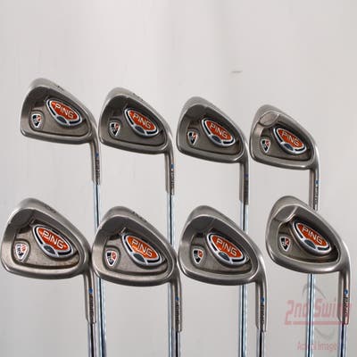 Ping i10 Iron Set 4-GW Ping AWT Steel Stiff Right Handed Blue Dot 38.0in