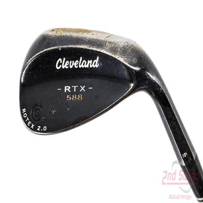 Cleveland 588 RTX 2.0 Black Satin Wedge Sand SW 54° 6 Deg Bounce True Temper Dynamic Gold Steel Wedge Flex Right Handed 35.5in