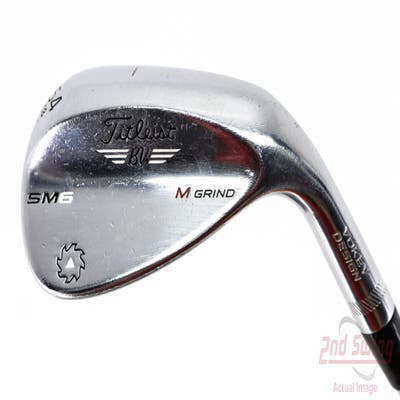 Titleist Vokey SM6 Tour Chrome Wedge Sand SW 54° 8 Deg Bounce M Grind SM6 BV Steel Wedge Flex Right Handed 35.5in