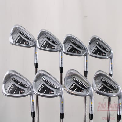 Ping I20 Iron Set 5-LW Ping TFC 169I Graphite Regular Right Handed Yellow Dot 38.25in