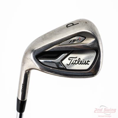 Titleist 718 AP1 Single Iron Pitching Wedge PW True Temper AMT Red R300 Steel Regular Left Handed 35.5in