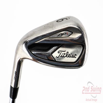 Titleist 718 AP1 Single Iron 9 Iron True Temper AMT Red R300 Steel Regular Left Handed 36.25in