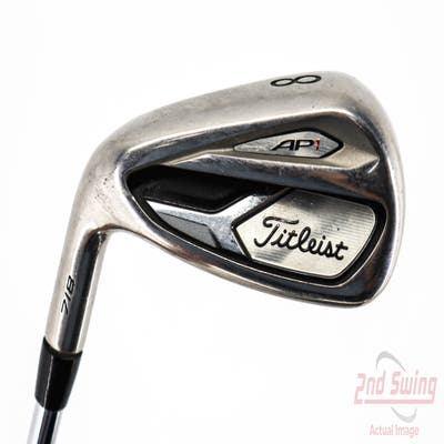 Titleist 718 AP1 Single Iron 8 Iron True Temper AMT Red R300 Steel Regular Left Handed 36.5in