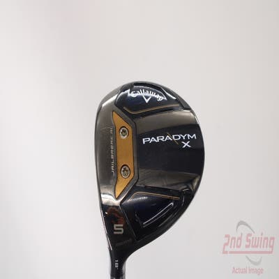 Callaway Paradym X Fairway Wood 5 Wood 5W 18° PX HZRDUS Silver Gen4 60 Graphite Regular Left Handed 43.0in