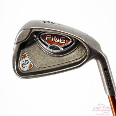 Ping G10 Single Iron 6 Iron Ping TFC 129I Graphite Regular Right Handed Black Dot 37.5in