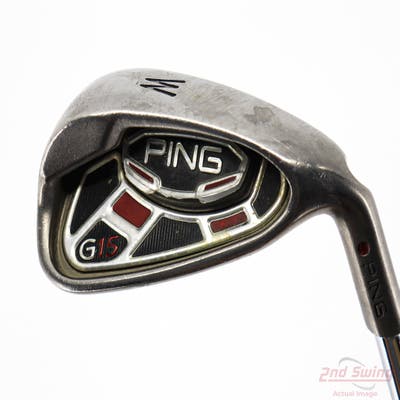 Ping G15 Single Iron Pitching Wedge PW Ping AWT Steel Stiff Right Handed Maroon Dot 35.75in