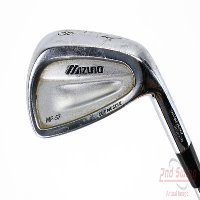 Mizuno MP 57 Single Iron 8 Iron Stock Steel Shaft Steel Stiff Right Handed 36.5in