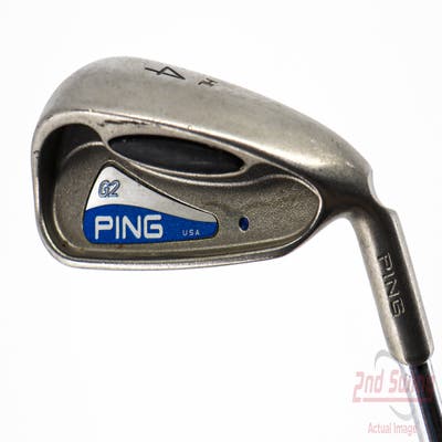 Ping G2 HL Single Iron 4 Iron Stock Steel Shaft Steel Regular Right Handed Blue Dot 38.5in