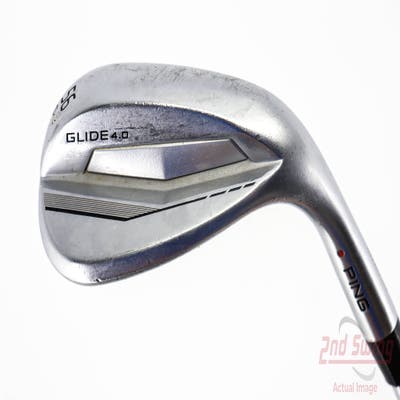 Ping Glide 4.0 Wedge Sand SW 56° 12 Deg Bounce S Grind Stock Steel Shaft Steel Wedge Flex Right Handed Red dot 35.75in