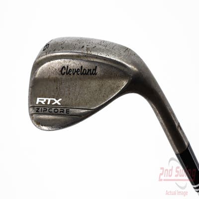 Cleveland RTX ZipCore Raw Wedge Sand SW 56° 10 Deg Bounce Mid Dynamic Gold Spinner TI Steel Wedge Flex Right Handed 35.75in