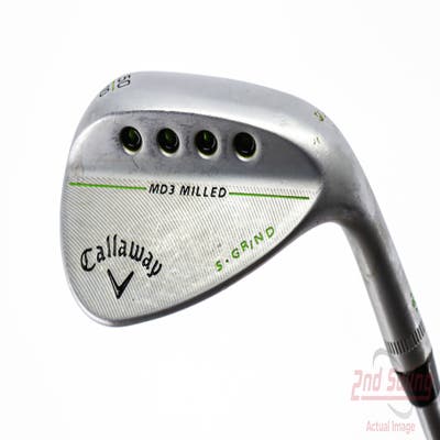 Callaway MD3 Milled Chrome S-Grind Wedge Gap GW 50° 10 Deg Bounce S Grind Stock Steel Shaft Steel X-Stiff Right Handed 35.75in