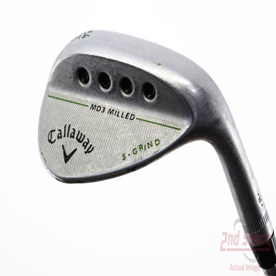 Callaway MD3 Milled Chrome S-Grind Wedge Sand SW 54° 10 Deg Bounce S Grind Stock Steel Shaft Steel X-Stiff Right Handed 35.5in