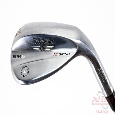 Titleist Vokey SM6 Tour Chrome Wedge Lob LW 58° 8 Deg Bounce M Grind SM6 BV Steel Wedge Flex Right Handed 35.5in