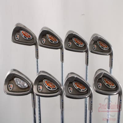 Ping i10 Iron Set 4-GW Ping AWT Steel Stiff Right Handed Blue Dot 38.0in