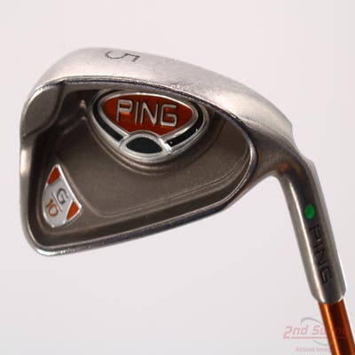 Ping G10 Single Iron 5 Iron Ping TFC 129I Graphite Senior Right Handed Green Dot 37.75in