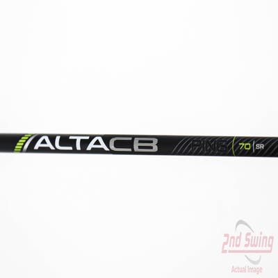 Used W/ Ping LH Adapter Ping ALTA CB 70 Black 70g Hybrid Shaft Senior 38.75in