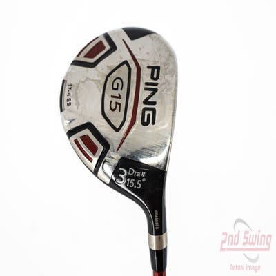 Ping G15 Draw Fairway Wood 3 Wood 3W 15.5° Ping TFC 149F Graphite Stiff Right Handed 43.0in