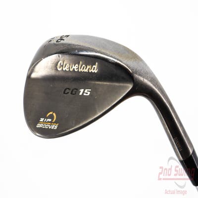 Cleveland CG15 Black Pearl Wedge Sand SW 56° 14 Deg Bounce Nippon NS Pro 1050GH Steel Stiff Right Handed 35.25in