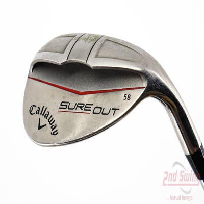 Callaway Sure Out Wedge Lob LW 58° FST KBS 90 Steel Wedge Flex Right Handed 35.0in