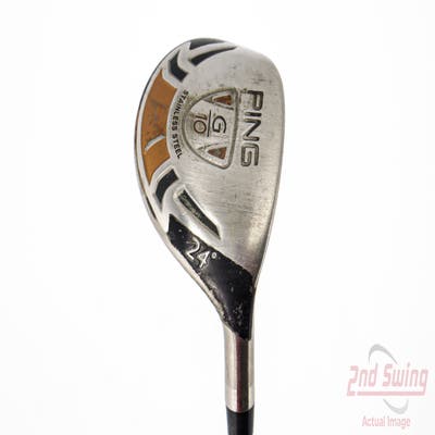 Ping G10 Hybrid 5 Hybrid 24° Ping TFC 129H Graphite Stiff Right Handed 39.5in