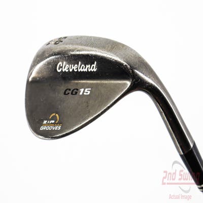 Cleveland CG15 Black Pearl Wedge Gap GW 52° 14 Deg Bounce Cleveland Traction Wedge Steel Wedge Flex Right Handed 35.5in