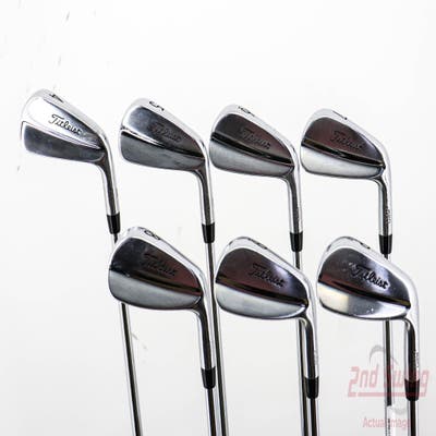 Titleist 620 MB Iron Set 4-PW Project X Rifle 6.0 Steel Stiff Right Handed 38.25in