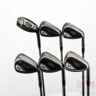 Adams Idea Tech V4.0 Hybrid Iron Set 6-GW Adams Mitsubishi Bassara 60 Graphite Regular Right Handed 37.5in